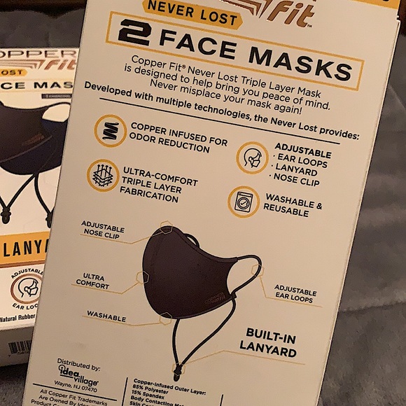 Copper Fit Other Copper Fit Never Lost Face Mask Poshmark